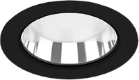 Pragmalux LED Downlight Fora IP65 172 - 150 25-30W 2350-3250lm 3000K-4000K 2-CCT zwart +Universele LED Driver (DALI2, 1-10V, Push-dim)-7