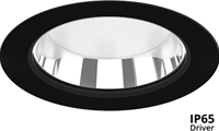 Pragmalux LED Downlight Fora IP65 150 - 125 13W 1300-1350lm 3000K-4000K 2-CCT zwart +IP65 Driver