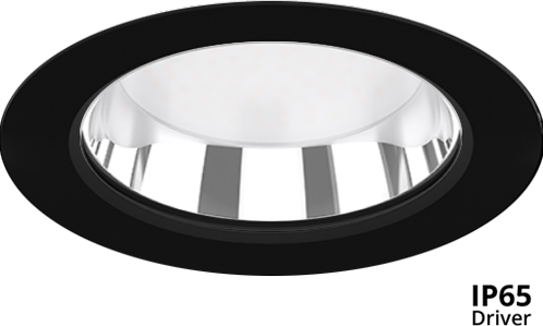 Pragmalux LED Downlight Fora IP65 172 - 150 23W 2300-2350lm 3000K-4000K 2-CCT zwart +IP65 Driver