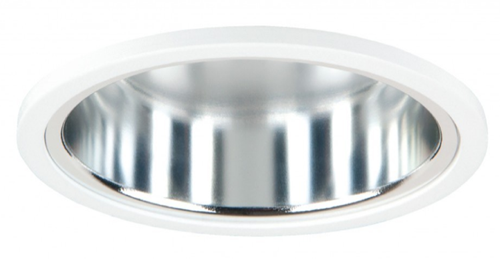 Pragmalux LED Downlight Mado 195 Hoogglans IP44 33W 3000K 4045lm 195 Buitenmaat - Gatmaat 180 UGR<19