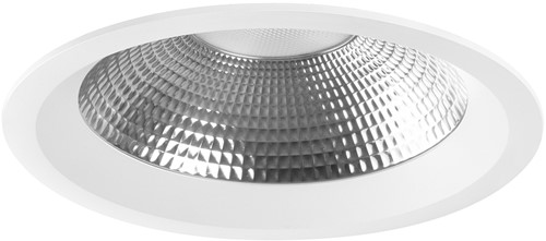 Pragmalux LED Downlight Mondial IP54 facet wit standaard 19,5W 2450lm 3000K-3500K-4000K 3-CCT CRI>90 UGR<19 60D BØ200 - GØ150-190 +TCI Casambi Driver-1