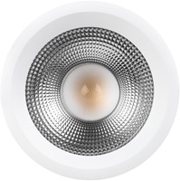 Pragmalux LED Downlight Mondial IP54 facet wit plat 6-19,5W 725-2450lm 3-CCT CRI>90 UGR<19 60D BØ168 - GØ150 +Philips driver incl.3P snoer splitter, 1 in 2 uit-2