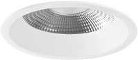 Pragmalux LED Downlight Mondial IP54 facet wit verdiept 19,5W 2450lm 3-CCT CRI>90 UGR<19 60D BØ176 - GØ150-160 +Philips DALI2 driver