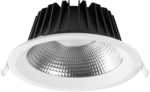 Pragmalux LED Downlight Mondial IP54 facet wit licht verdiept 25,5W 3200lm 3-CCT CRI>90 UGR<19 60D BØ250 - GØ200-240 +Philips DALI2 driver-2