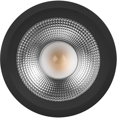 Pragmalux LED Downlight Mondial IP54 facet zwart plat 6-16W 700-1800lm 3-CCT CRI>90 UGR<19 60D BØ132 - GØ120 +Philips driver-1