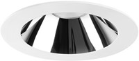 Pragmalux LED Downlight Mondial IP54 hoogglans wit plat 25,5W 3050-3200lm 3-CCT CRI>90 UGR<19 60D BØ214 - GØ200 +Philips DALI2 driver