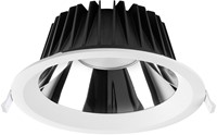 Pragmalux LED Downlight Mondial IP54 hoogglans wit plat 6-19,5W 725-2450lm 3-CCT CRI>90 UGR<19 60D BØ168 - GØ150 +Philips driver incl. eurosnoer 2m wit-5