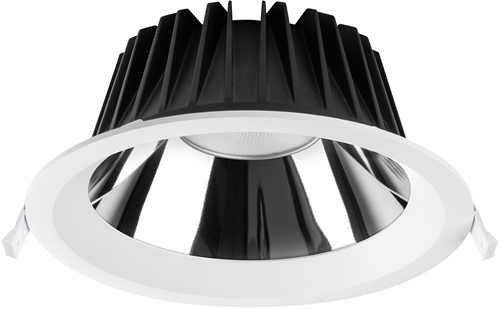 Pragmalux LED Downlight Mondial IP54 hoogglans wit verdiept 16W 1700-1800lm 3000K-3500K-4000K 3-CCT CRI>90 UGR<19 60D BØ146 - GØ120-130 +TCI Casambi Driver-3