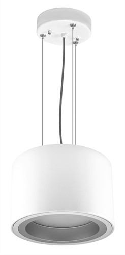 Pragmalux LED Pendel Downlight Mado 205 Mat IP40 12W 3000K 1545lm 205 Buitenmaat - Hoogte 190 UGR<18