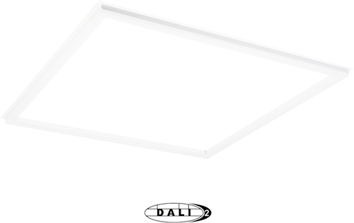 Pragmalux LED Frame Paneel Conto 60x60cm 36W 3CCT 3000K-3500K-4000K 4150-4350lm wit + Philips DALI Driver (4x14W)
