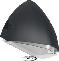Pragmalux LED Gevelarmatuur Squalo DALI2 IP65 22W 4000K 2500lm Asymmetrisch Antraciet RAL7016