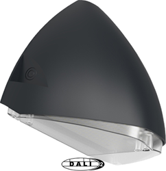 Pragmalux LED Gevelarmatuur Squalo DALI2 IP65 22W 3000K 2500lm Asymmetrisch Antraciet RAL7016