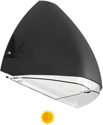 Pragmalux LED Gevelarmatuur Squalo mini IP65 IK10 7-12W 900-1650lm 2CCT 3000K-4000K Symmetrisch Antraciet RAL7016 + Daglichtsensor