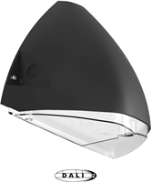 Pragmalux LED Gevelarmatuur Squalo mini IP65 IK10 7-12W 900-1650lm 2CCT 3000K-4000K Symmetrisch Antraciet RAL7016 DALI2