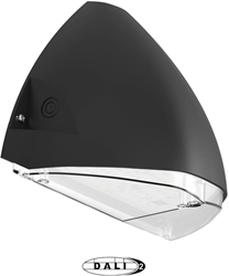 Pragmalux LED Gevelarmatuur Squalo mini IP65 IK10 7-12W 900-1650lm 2CCT 3000K-4000K Symmetrisch Antraciet RAL7016 DALI2