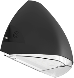 Pragmalux LED Gevelarmatuur Squalo mini IP65 IK10 7-12W 900-1650lm 2CCT 3000K-4000K Symmetrisch Antraciet RAL7016