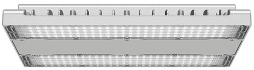 Pragmalux LED Balvast Sporthalarmatuur Lineo IP66 IK10 100W 4000K 14000lm 80x100D (1 Unit) Grijs - 0-10V Dimbaar