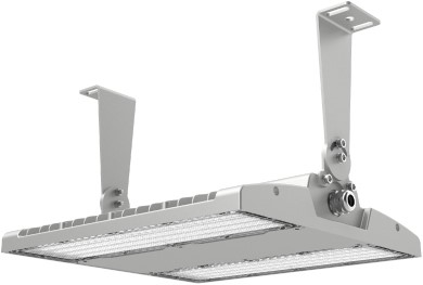 Pragmalux LED Balvast Sporthalarmatuur Lineo IP66 IK10 100W 4000K 14000lm 80x100D (1 Unit) Grijs - 0-10V Dimbaar-7