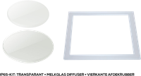 Pragmalux Inbouwspot IP65 Accessoire Vierkant-1