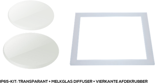 Pragmalux Inbouwspot IP65 Accessoire Vierkant-1