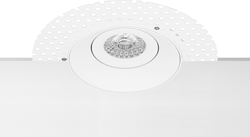 Pragmalux Inbouwspot Navis Trimless Rond Kantelbaar wit RAL9003 - Incl. GU10 Fitting