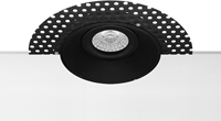 Pragmalux Inbouwspot Navis Trimless Rond Kantelbaar Zwart RAL9004 - Incl. GU10 Fitting