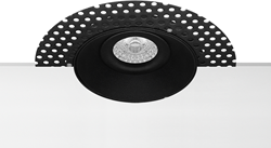 Pragmalux Inbouwspot Navis Trimless Rond Kantelbaar Zwart - Incl. GU10 Fitting