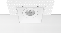 Pragmalux Inbouwspot Navis Trimless Vierkant Kantelbaar Wit - Incl. GU10 Fitting