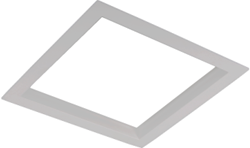 Pragmalux LED Inbouwspot Squadro 1V Grijs 215x215 Buitenmaat - Gatmaat 205x195