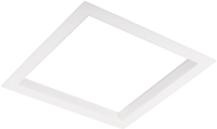 Pragmalux LED Inbouwspot Squadro 1V Wit 215x215 Buitenmaat - Gatmaat 205x195