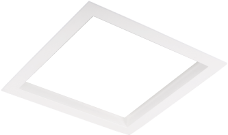 Pragmalux LED Inbouwspot Squadro 1V Wit 215x215 Buitenmaat - Gatmaat 205x195