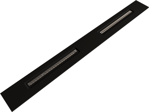 Pragmalux LED Inlegarmatuur Modul 15x150cm 26-30W 3500-4200lm 3000K-4000K 2CCT UGR<16 zwart RAL9005 +driver-7