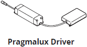 Pragmalux LED Inlegarmatuur Modul 60x60cm 26-30W 3500-4200lm 3000K-4000K 2CCT UGR<16 zwart RAL9005 +driver-5