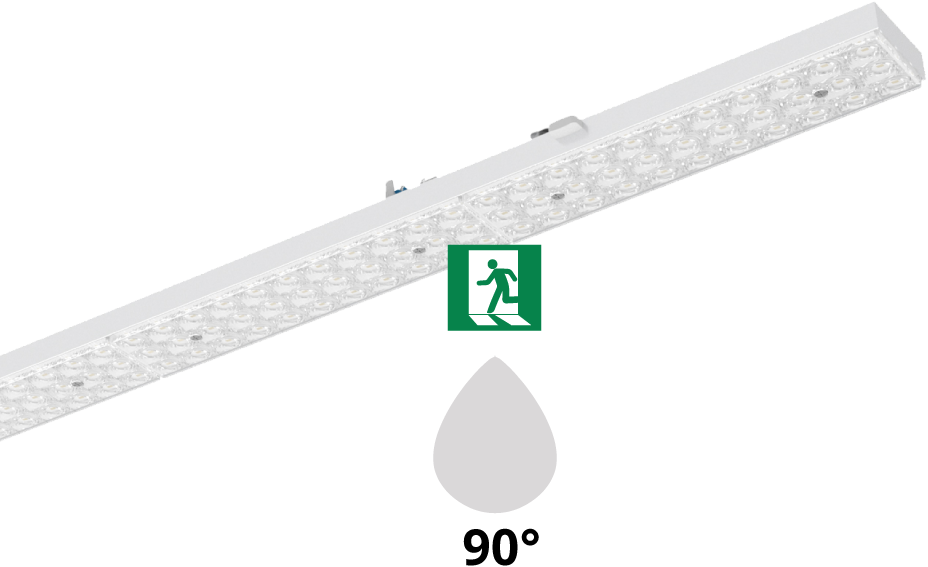 Conceit conversie Symmetrie Pragmalux PRX Retroline LED-module Philips TTX400-T8 60-32W 9150-4880lm  4000K 90D noodverlichting 3h 600lm | Distrilight