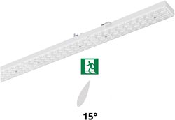 Pragmalux PRX-Line LED module 1528mm 32-60W 9150-4880lm 4000K asymmetrisch Links 15 noodverlichting 3h 600lm