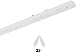 Pragmalux PRX-Line LED module HO 1528mm 75-22W 12900-3785Lm 6500K asymmetrisch dubbel 25D