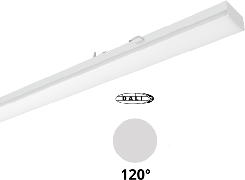 Pragmalux PRX-Line LED module 1528mm 60W 8235lm 5000K 120D opaal DALI