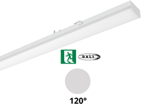 Pragmalux PRX-Line LED module 1528mm 60W 8235lm 6500K 120D opaal DALI noodverlichting 3h 600lm