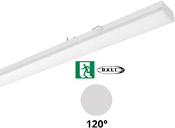 Pragmalux PRX-Line LED module 1528mm 60W 8235lm 6500K 120D opaal DALI noodverlichting 3h 600lm