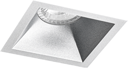 Pragmalux Opbouwspot Cinto Vierkant Ring Zilver