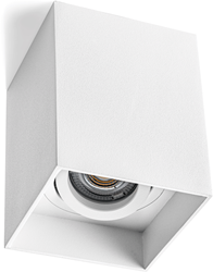 Pragmalux Opbouwspot Luxo Vierkant Kantelbaar Wit - Incl. GU10 Fitting