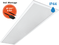 Pragmalux LED Paneel 30x120cm Sigma G2 IP44 18-26W 3000K-4000K 2-CCT 2400-3650lm UGR<19 +Philips Driver incl. GST18i3 (2x28W)