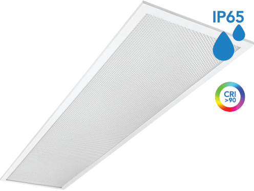 Pragmalux LED Paneel 30x120cm Sigma G2 IP65 CRI>90 13-26W 5000K-6500K 2-CCT 1800-3800lm UGR<19 +Philips Driver (2x28W/2x36W)
