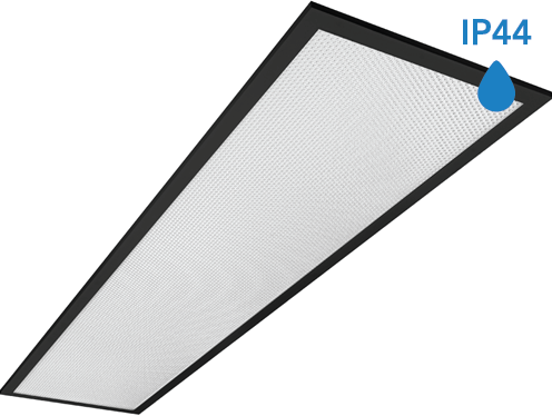 Pragmalux LED Paneel 30x120cm Sigma G2 Zwart IP44 18-26W 3000K-4000K 2-CCT 2400-3650lm UGR<19 +Philips Driver (2x28W)