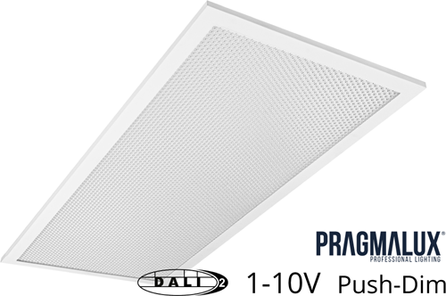 Pragmalux LED Paneel 30x60cm Sigma G2 IP65 CRI>90 10-20W 3000K-4000K 2-CCT 1200-2500lm UGR<19 +Universele Driver (DALI2, 1-10V, Push-dim) (2x14W/2X18W)-1