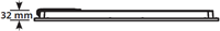 Pragmalux LED Paneel 30x60cm Sigma G2 IP65 CRI>90 20W 5000K-6500K 2-CCT 2550-2600lm UGR<19 +IP65 Driver (2x14W/2X18W)-4