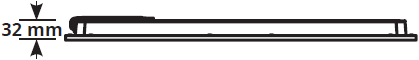 Pragmalux LED Paneel 30x60cm Sigma G2 IP65 CRI>90 20W 5000K-6500K 2-CCT 2550-2600lm UGR<19 +IP65 Driver (2x14W/2X18W)-4