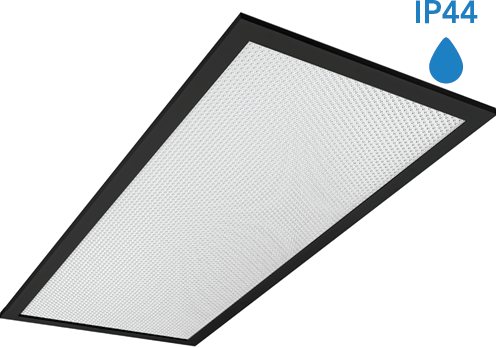 Pragmalux LED Paneel 30x60cm Sigma G2 Zwart IP44 11-20W 3000K-4000K 2-CCT 1250-2500lm UGR<19 +Philips Driver (2x14W)