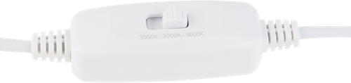 Pragmalux LED Paneel 60x60cm Rondix IP54 28-40W 3000K-3500K-4000K 3CCT 3250-5000lm UGR<19 wit RAL9016 + Philips Driver (4x14W)-4