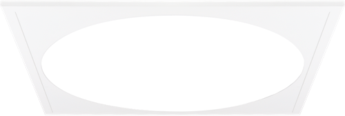 Pragmalux LED Paneel 60x60cm Rondix IP54 20-40W 3000K-3500K-4000K 3CCT 2300-5000lm UGR<19 wit RAL9016 + Driver incl.incl. 3P Aansluitsnoer (4x14W)-2